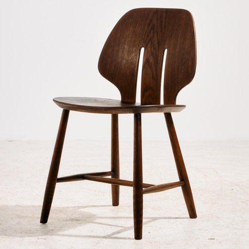 Oak J67 Chair by Ejvind A. Johansson for FDB Møbler, 1960s for