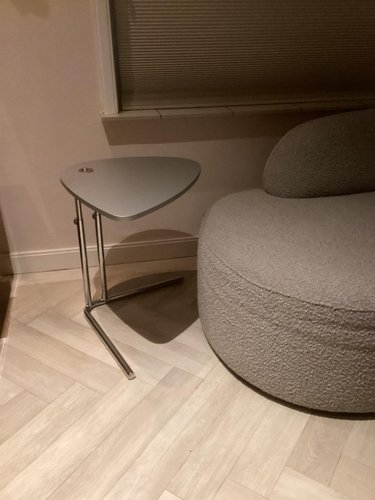 K22L Tecta Side Table in Color Silver, 2000s for sale at Pamono