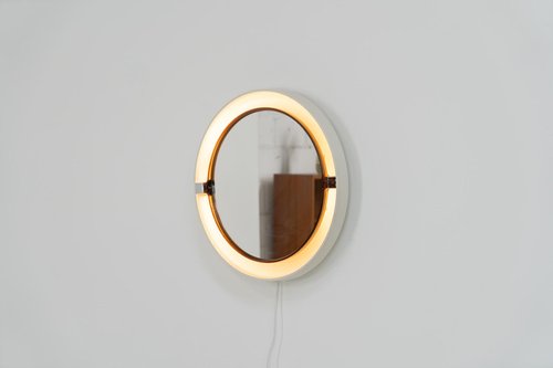 Model A41 Backlit Wall Mirror by Allibert for sale at Pamono Model A41 Backlit Wall Mirror by Allibert for sale at Pamono