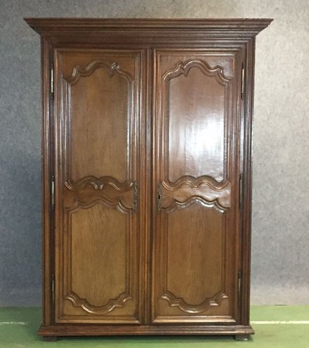 18th Century Louis Xiv Style Wardrobe In Oak For Sale At Pamono