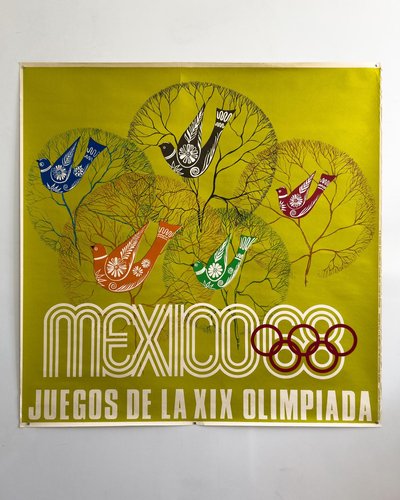 Mexico 68 Olympics Poster from Lance Wyman, 1968 for sale at Pamono