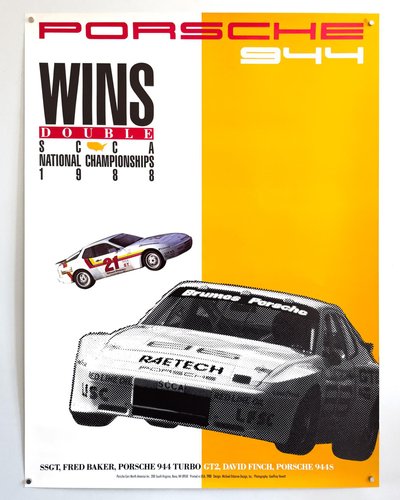 Silkscreen 944 Wins Double SCCA National Championships Poster from