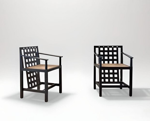 DS3 Chairs by Charles Rennie Mackintosh for Cassina, 1960s, Set of