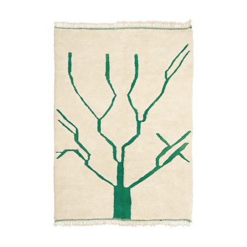 Grand Tapis Moderne Tissé Main Vert Viscose – 250x300 Cm – Design Luxe The Modern Rug 2000
