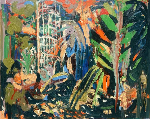 Paul Wadsworth, Spiral Staircase In Nature, Oil Painting, 2026 for sale ...