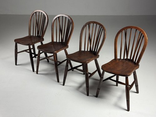 Windsor Dining Chairs, Set of 4 for sale at Pamono