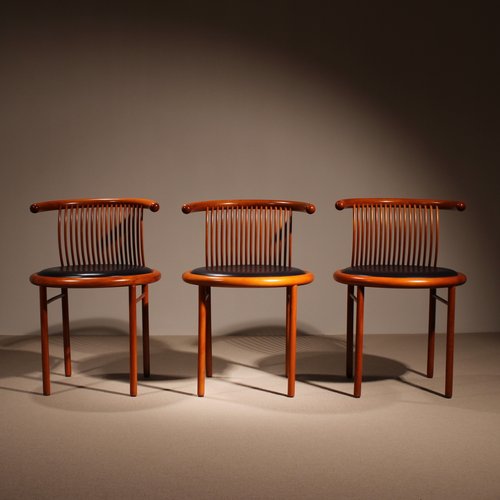 Jutta & Herbert Ohl Circo Chair ポストモダン Circo Chairs by Jutta & Herbert Ohl for Lübke, Germany, 1980s, Set