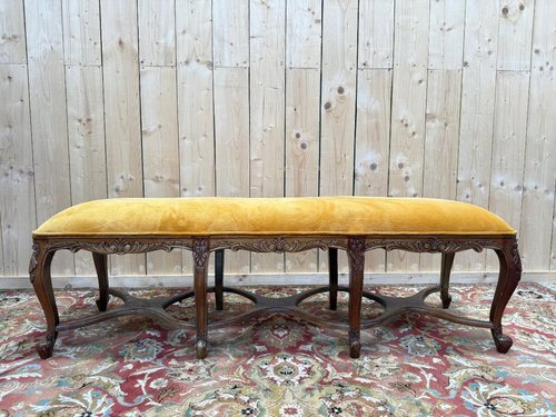 Large Louis XV Regency Style Cross-Bench Seat for sale at Pamono