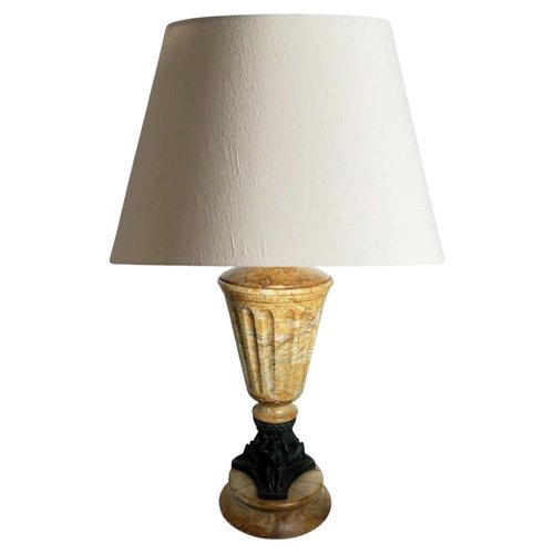 Onyx and Resin Lamp, France, 1980 for sale at Pamono