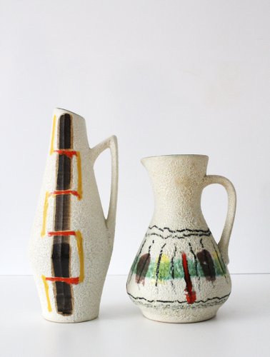 Vintage Vases from Scheurich Keramik, 1960, Set of 2 for sale at