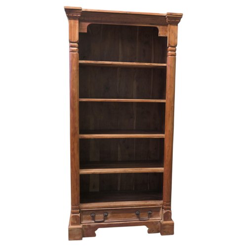 Tall Open Front Bookcase with Drawer, 1960 for sale at Pamono