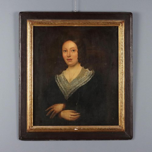 French School Artist, Portrait of a Young Woman, 1800s, Oil on Canvas ...