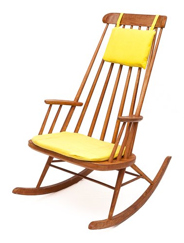 Vintage Rocking Chair from Ikea, 1960 for sale at Pamono