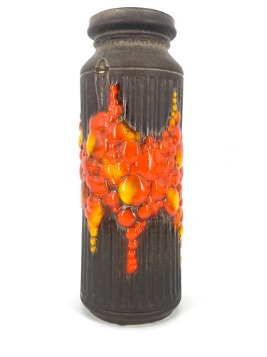 Fat Lava Floor Vase, Austria, 1960s for sale at Pamono