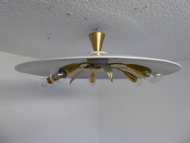 Mid Century Sputnik Ceiling Light 1950s