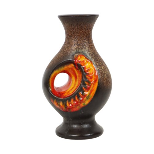Fat lava ファットラバ　Walter gerhards Orange Fat Lava Vase by Walter Gerhards, 1960s for sale at Pamono