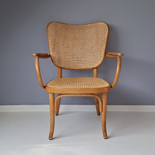 No. E 821 F Chair by Eberhard Krauss for Thonet, 1930s for sale at