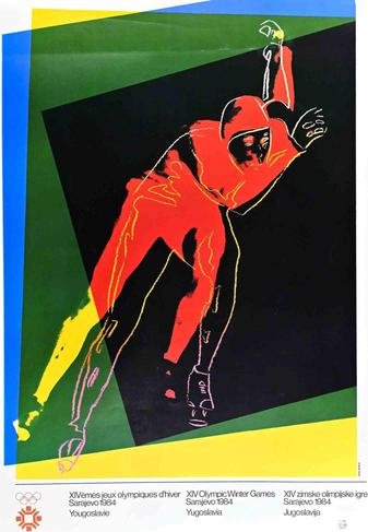 Vintage Poster XIV Olympic Winter Games Sarajevo, 1984 for sale at