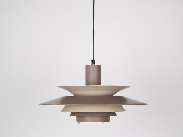 Vintage Aluminum Pendant Lamp by Knud Christensen, 1980 for sale