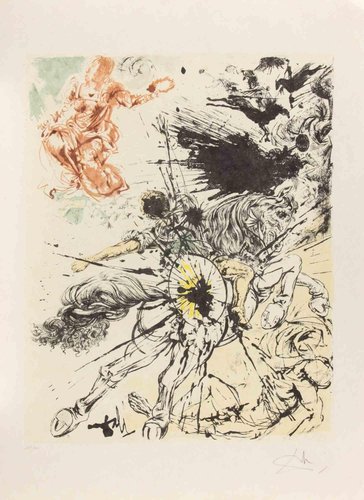 他の方発送×Salvador Dalí lithograph 限定175 After Salvador Dali, Dulcinea, Lithograph, 1957 for sale at Pamono