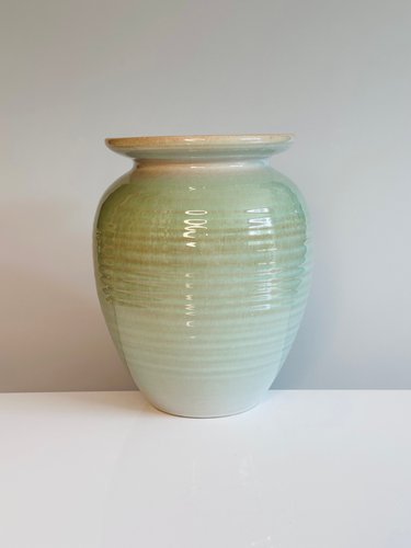 Majolica Vase by Martha Katzer for the Karlsruhe Majolica