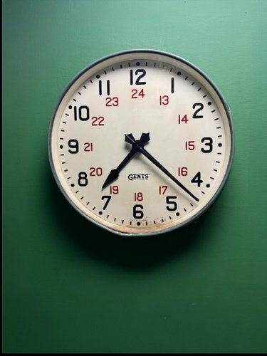 Welsh Railway Clocks by Gents of Leicester, 1950s for sale at Pamono