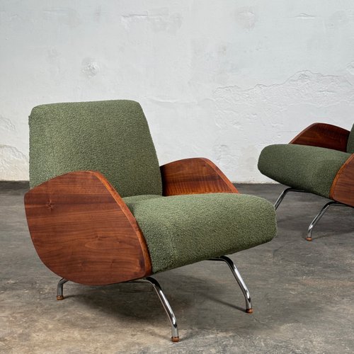 Type 360 Lounge Chairs attributed to Janusz Różański, 1960s, Set