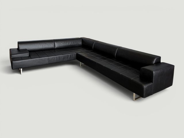 quadra-black-leather-sectional