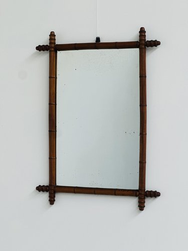 Antique Faux Bamboo Mirror, France for sale at Pamono