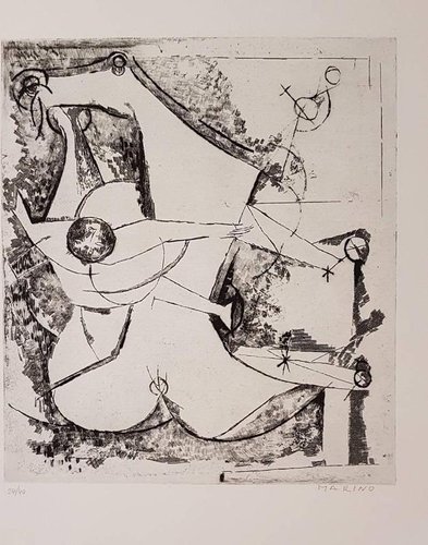 Marino Marini、scomposizione、希少画集画 Marino Marini, Scomposizione, 1970, Etching for sale at Pamono