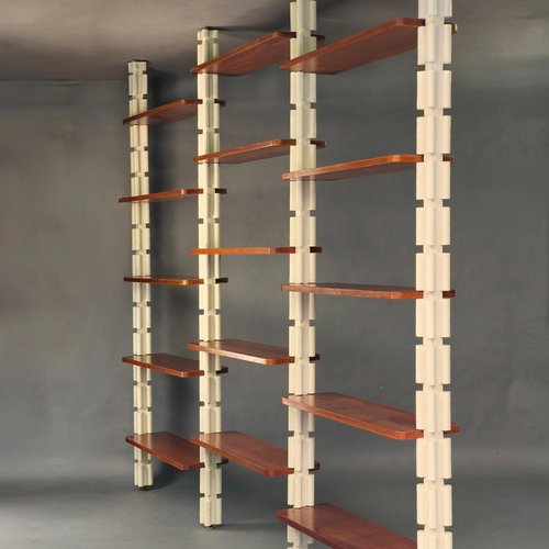 Space Age Floor-to-Ceiling Interlocking Bookcase, 1960s for sale at Pamono