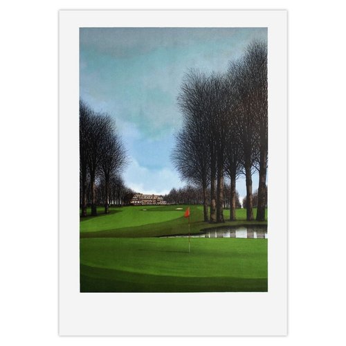 Baltusrol Golf Club Poster by Jacques Deperthes, New Jersey, 1988