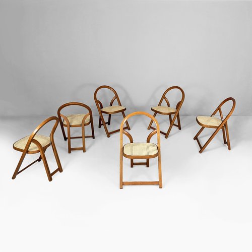 Italian Arca Chairs by Gigi Sabadin for Crassevig, 1970s, Set of 6 