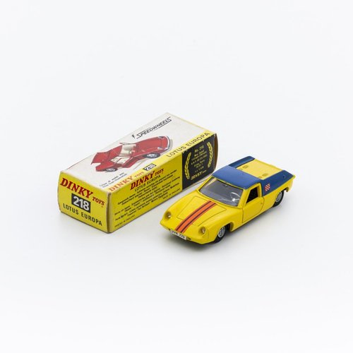 DINKY ディンキー　ロータス　ヨーロッパ　218 218 Lotus Europa Car Model by Dinky Toys, Set of 2 for sale at Pamono