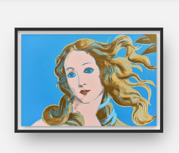 Andy Warhol, 2026, Birth of Venus Blue, Silk-Screen for sale at Pamono