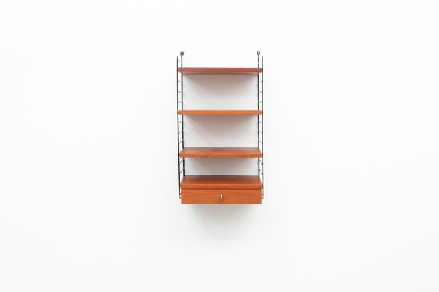 String Wall Shelf from Kajsa & Nisse Strinning, 1950s for sale at