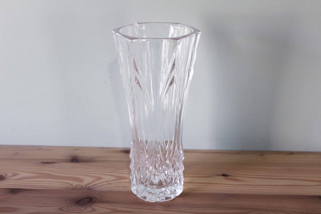 Vintage Art Deco Vase in Glass, 1930s for sale at Pamono