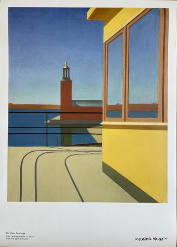 Torsten Jovinge 希少アートポスター 額装付き Torsten Jovinge, from the Central Palace, 2022, Print for sale at