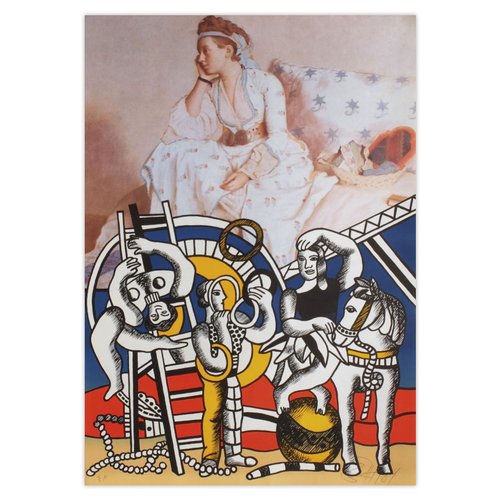Lithographie Gudmundur Erro, Symbiosis, 1984 en vente sur Pamono