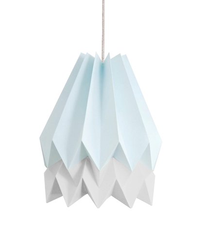 CARIBBEAN Blue Stripe Paper Lamp Hanging Lampshade Summer Collection Origami Lamp
