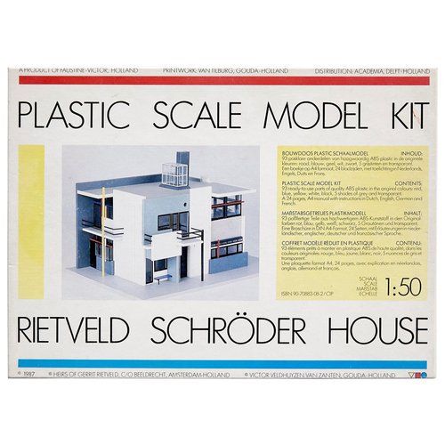 Rietveld Schröder House Toy Model by Gerrit Thomas Rietveld, 1987