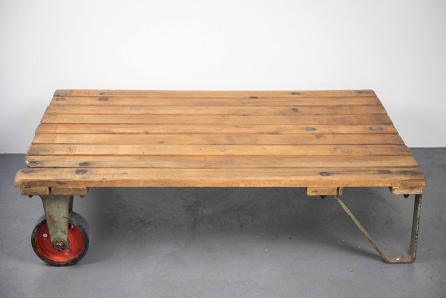 Table Basse Pallet Vintage En Vente Sur Pamono
