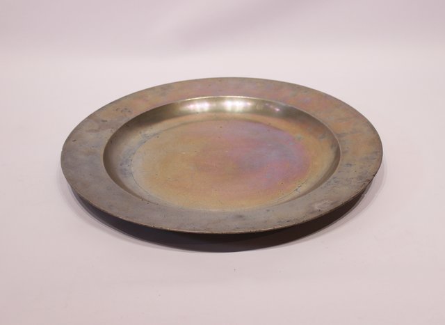 Dessous de plat etain d'occasion - Arts de la table