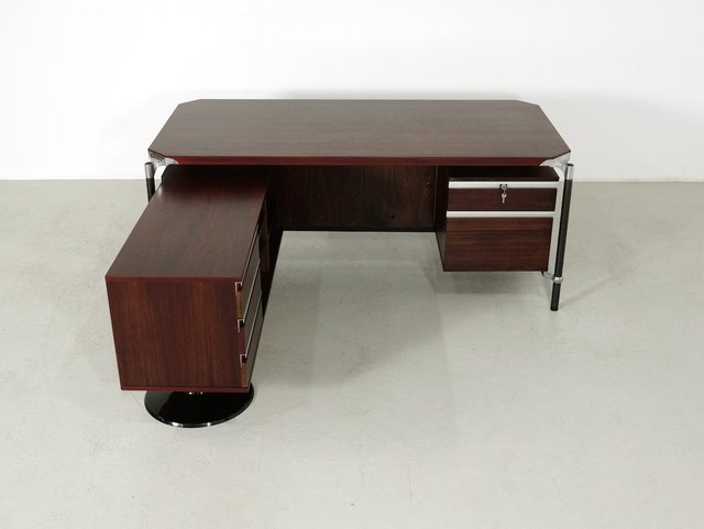 Executive Corner Desk By Ico Parisi For M I Roma 1960s Executive Corner Desk By Ico Parisi For M I Roma 1960s At Pamono