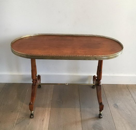 Neoclassical Style Oval Coffee Table In Wood And Brass 1940s For At Pamono - How Do You Style An Oval Coffee Table Neoclassical Style Oval Coffee Table In Wood And Brass 1940s For At Pamono - How Do You Style An Oval Coffee Table