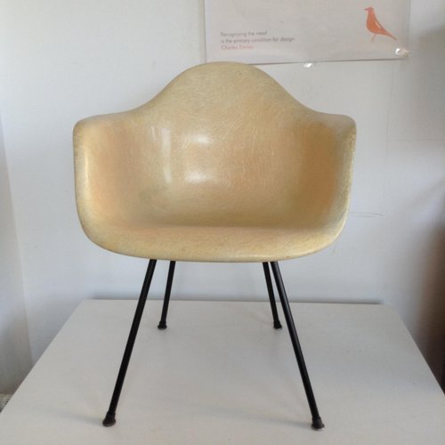 Vintage fiberglass armchair
