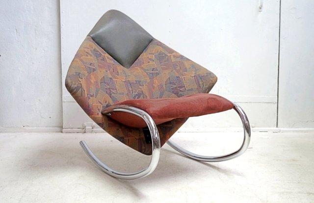French Rocking Chair, 1970s for sale at Pamono