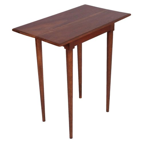 Art Deco Side Table In Solid Walnut For, Solid Walnut End Table
