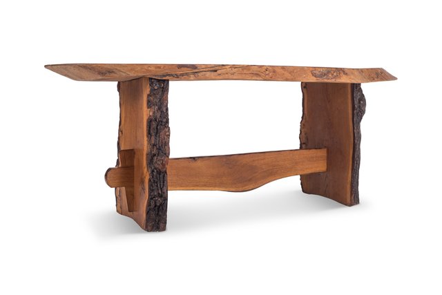 Wabi Sabi Style Redwood Dining Table 1960s Wabi Sabi Style Redwood Dining Table 1960s