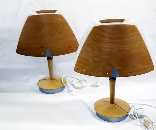 Large Culot Table Lamp from Lampes, 1970s, Set 2 for sale at Pamono